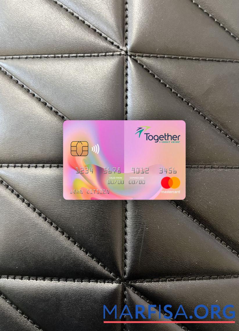 Realistic USA Missouri Together Credit Union bank mastercard photolook front real example